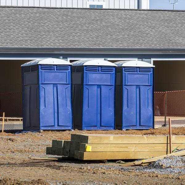 Heavy-duty construction site porta potty in Slidell, Louisiana